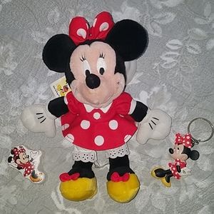 Disney Minnie Mouse Plush Gift Set